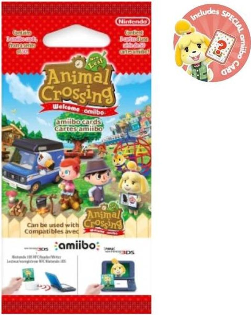 amiibo Karten 3 Stk. Animal Crossing New Leaf+ (50 Produktbild 