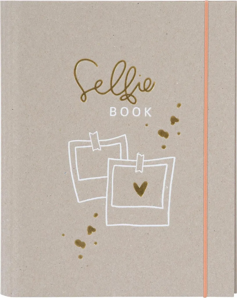 Carnet photo Selfie 18,5x23 cm - Album créatif couverture rigide