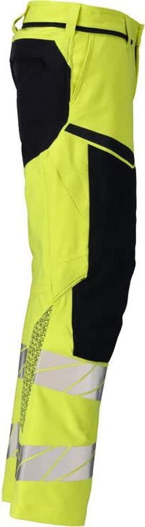 Hose, Knietaschen,ULTIMATE STRETCH Hose Multisafe Größe 76C58, hi-vis gelb/schwarzblau | Packung (1 Stück)