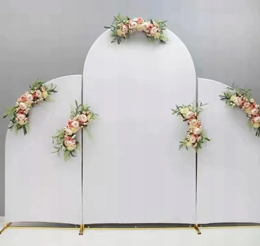 Support Décoration Stable Stand Frame Arch Gold Lot de 3 Arches Or - 2