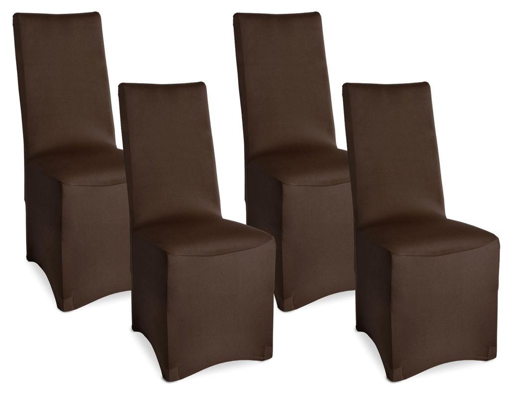 Beautissu Set di 4 coprisedie per banchetti Leona, 45x90 Immagine del prodotto 