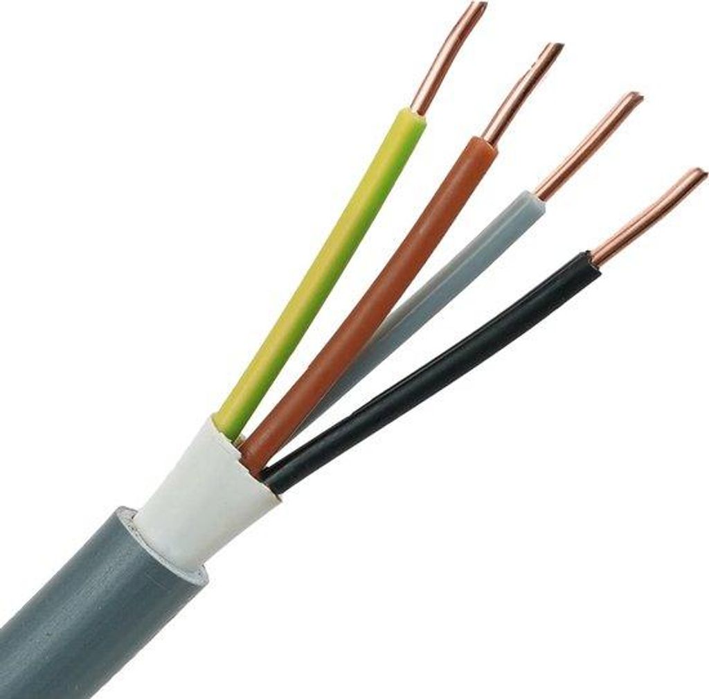 YMVK-Kabelrolle 4x1,5 mm, 100 Meter, feuchtraumgeeignet, Brandschutz