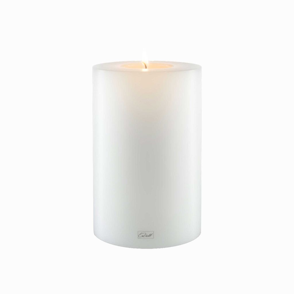 Qult Farluce Trend - Durchm. 12cm | Teelichthalter in Kerzenform | Dauerkerze | Kunststoffkerze in Kerzenoptik | Teelichtkerze mit Teelichteinsatz ...