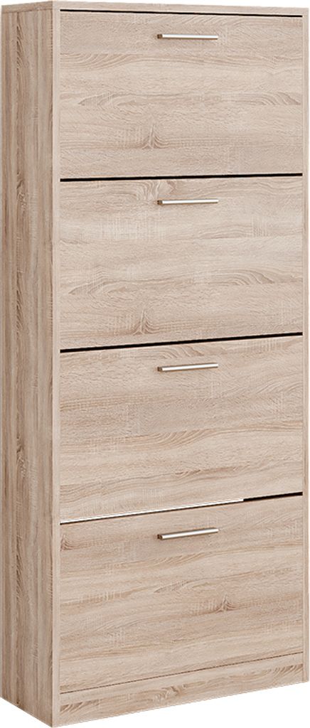 Schuhkipper Vicco Gizmo Sonoma 59 x 137 cm mit 4 Fächern, Model 51910