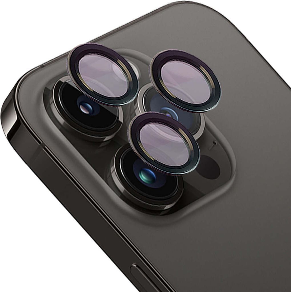 Bizon Glass Snap Lens für Apple iPhone 14 Pro / 14 Pro Max schwarz