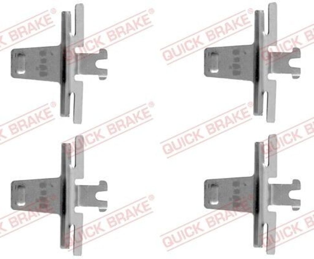 QUICK BRAKE 109-1018 Zubehörsatz Scheibenbremsbelag für CHEVROLET Epica KL1 für SUZUKI SUPER CARRY Bus (ED) für DAEWOO Evanda Limousine