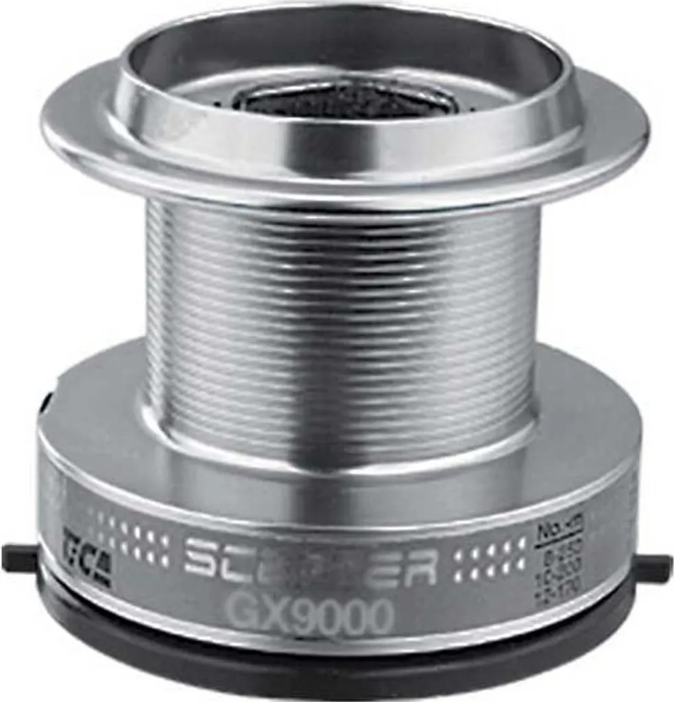 Tica Bobine de Rechange Argent pour Pêche au Moulinet Dolphin Scepter