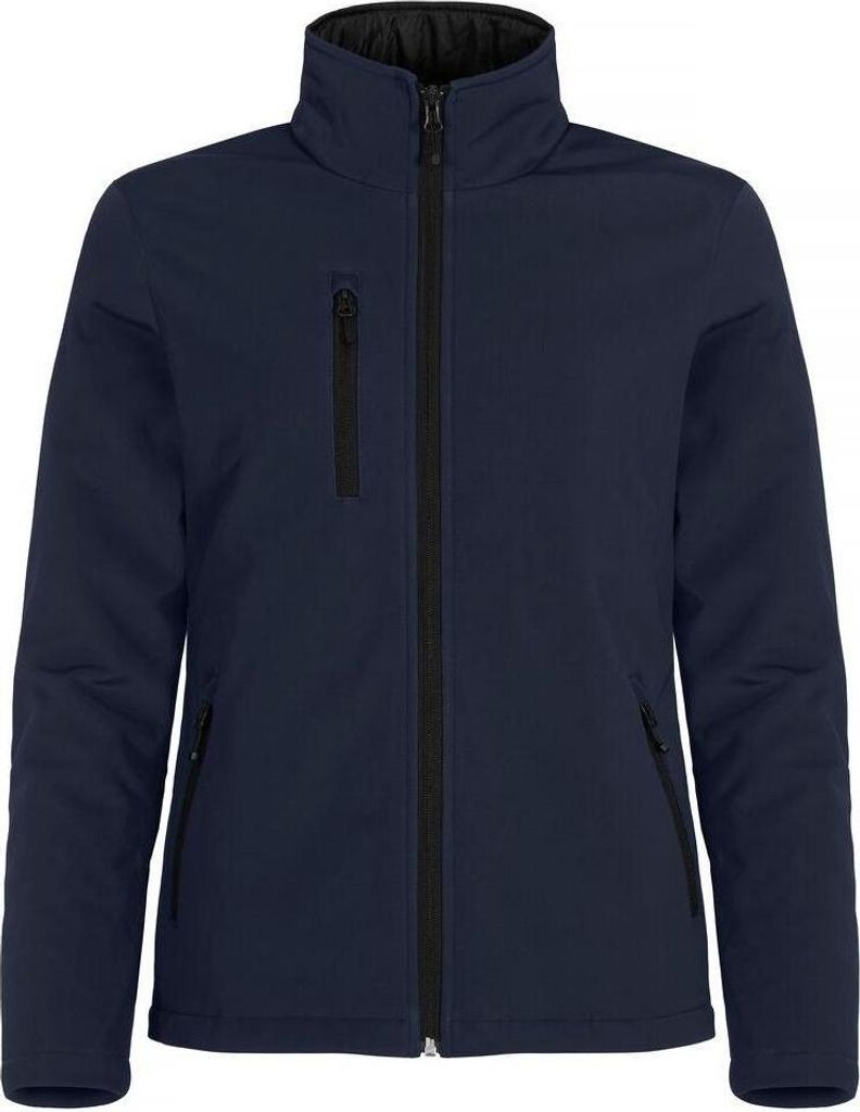 Clique - Softshelljacke Wattiert für Damen BC6420 (XXL) (Dunkel-Marineblau)
