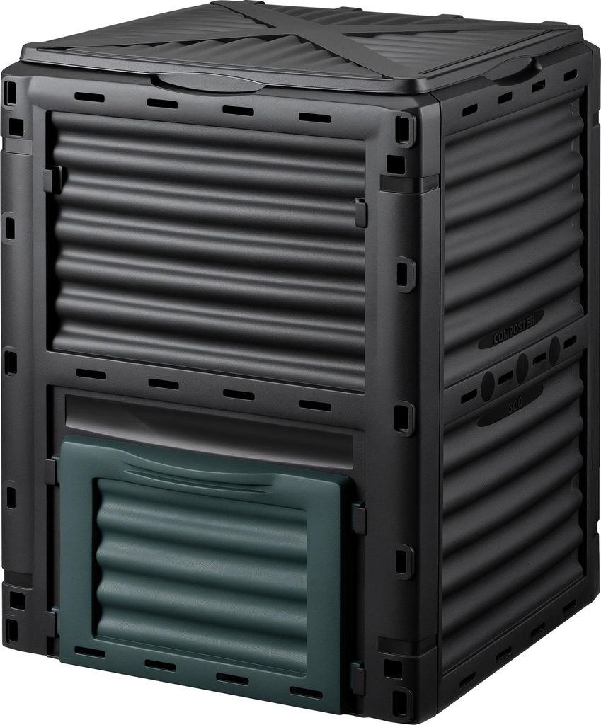 Wiltec Composteur de jardin 300 l – 61 x 61 x 82 cm – en Image du produit 