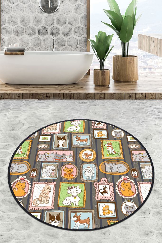 Mijolnir, Callatte- CHL4624, Bunt, Badematten, 700 gr/m², 100% POLYESTER