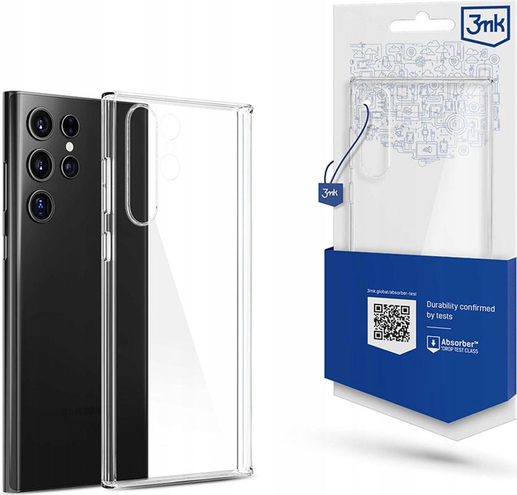 Hülle für das Samsung Galaxy S23 Ultra - 3mk Clear Case