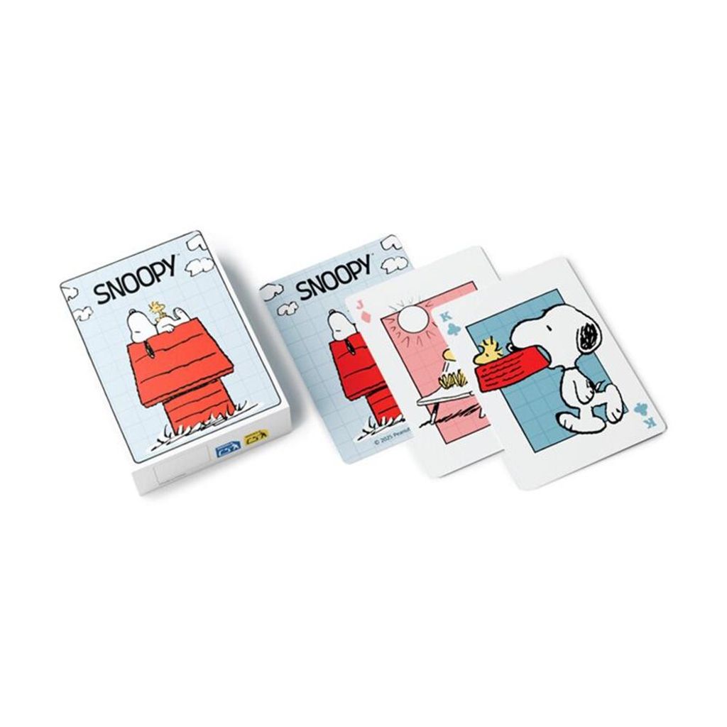 Spielkarten Peanuts Kartenspiel Snoopy & Woodstock 52 Produktbild 