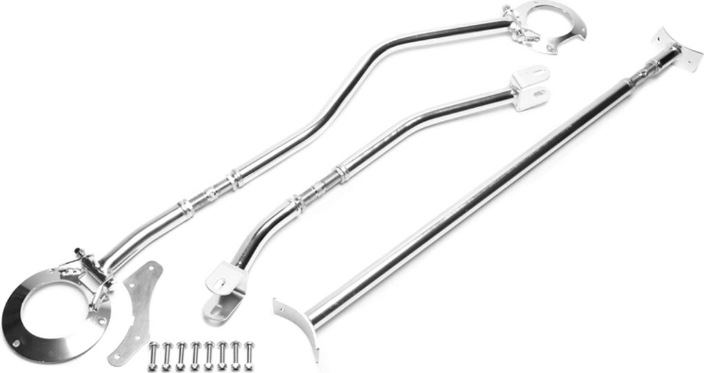 TA TECHNIX ALU DOMSTREBEN KIT für VW POLO 86C Querlenkerstrebe Domstrebe