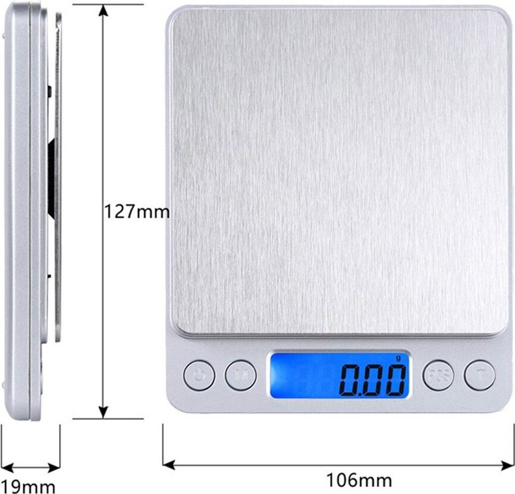 Feinwaage Mini Waage Digitale Küchenwaage Taschenwaage Produktbild 16