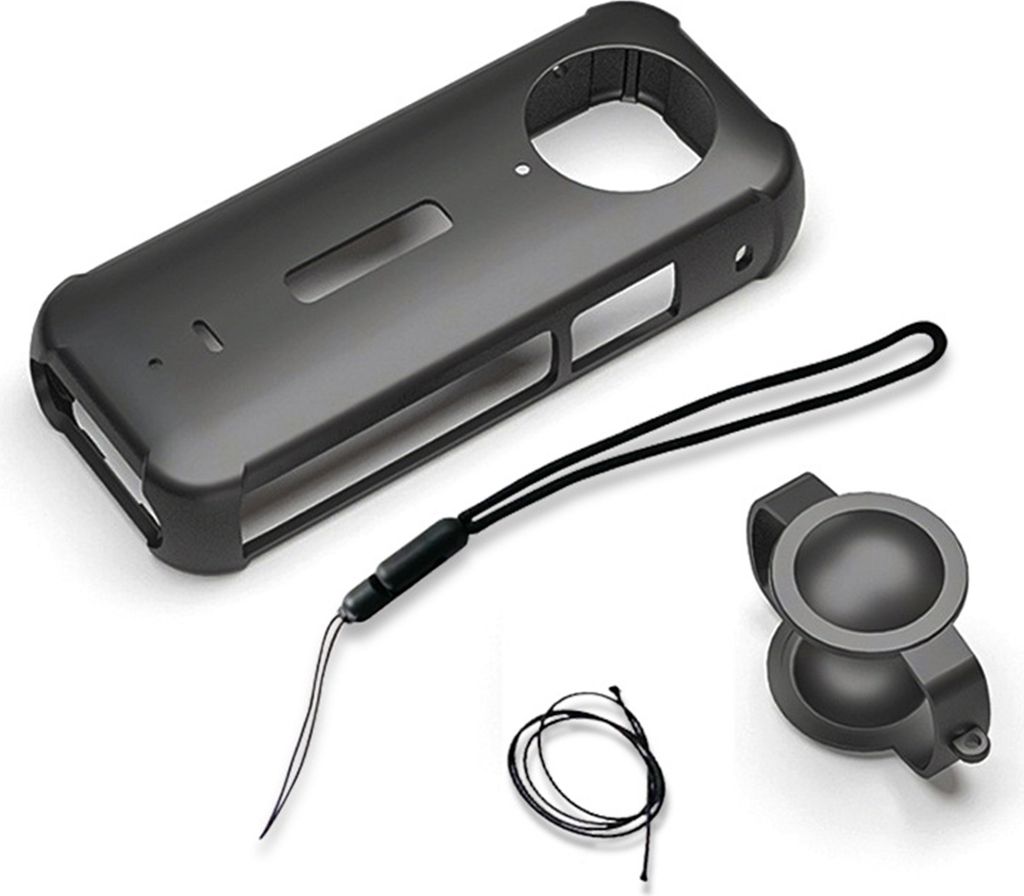 Silikon-Schutzhülle, Anti-Drop, einfache Installation mit Anti-Drop-Lanyard-Objektivabdeckung für Insta 360 X3