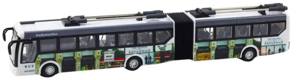 Trolleybus RC Lumineux Grande Taille avec Télécommande Multidirection - 2
