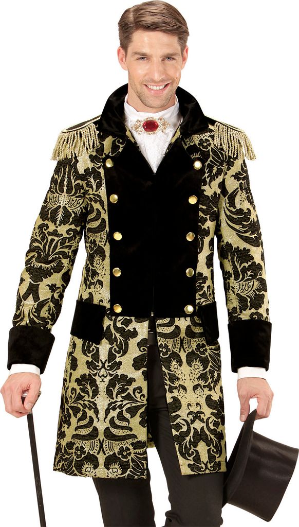 GOLDENER MANTEL JACQUARD PARADE für Mann Größe L