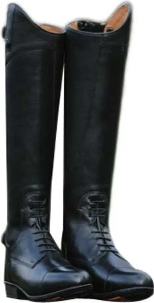 Bottes cuir Equitheme New Primera 38 Noir avec zip arrière et élastique