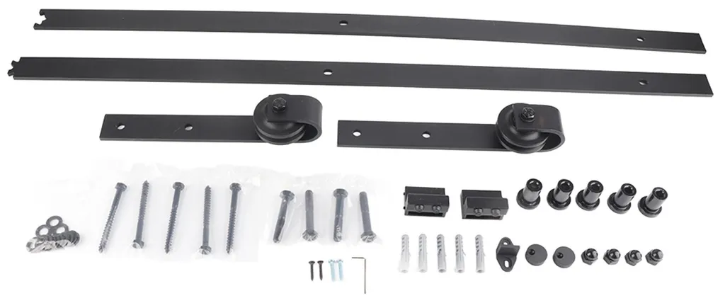 Kit coulissant pour porte intérieure de style industriel en acier 200cm