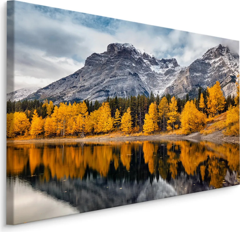 Visario Quadro Su Tela Nature 160x70 Cm – 4 Tele Modello XXL 6504 – Stampa Artistica Su Tela, Telaio In Legno - 3
