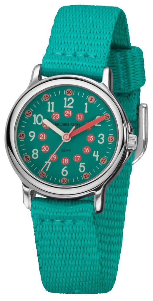 JACQUES FAREL Kinder-Armbanduhr Analog Quarz Mädchen Produktbild 
