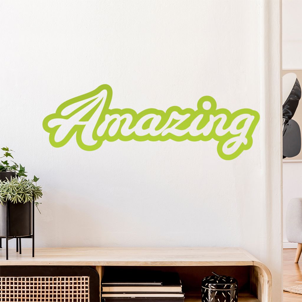 Amazing unglaublich Wandtattoo Wandaufkleber Wall Sticker - Dekoration, Küche, Wohnzimmer, Schlafzimmer, Badezimmer