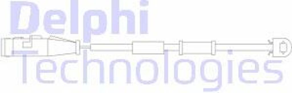 Warnkontakt, Bremsbelagverschleiß DELPHI LZ0188