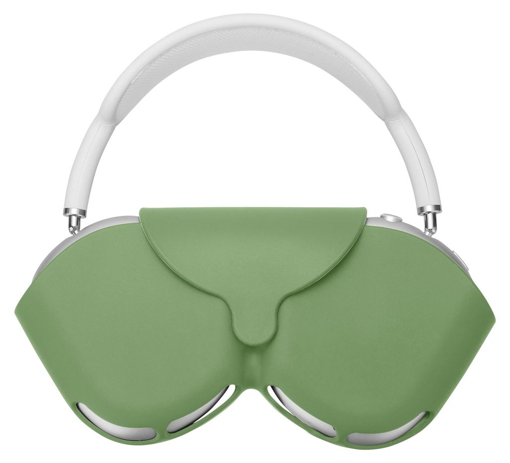 kwmobile Hülle für Apple AirPods Max / AirPods Max 2 Case - Kopfhörer Tasche Etui aus Silikon - Cover in Pastellgrün