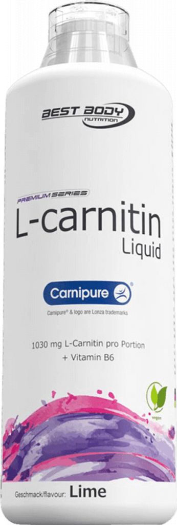 Best Body Nutrition L-Carnitin Liquid (1000ml) Lime - Diät Produktbild 