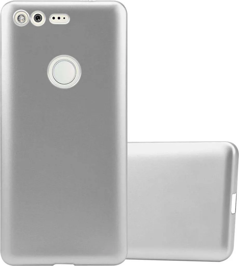 Cover Economica Google Pixel Argento | Custodia Cadorabo Silicone TPU