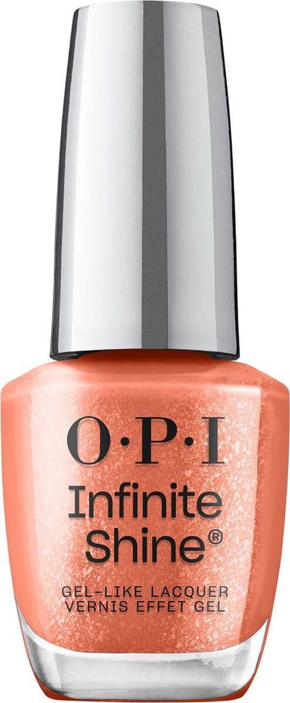 OPI Infinite Shine, 15 ml, Orange, Knee High Stock-blings, Färbung, Schimmer, Flasche