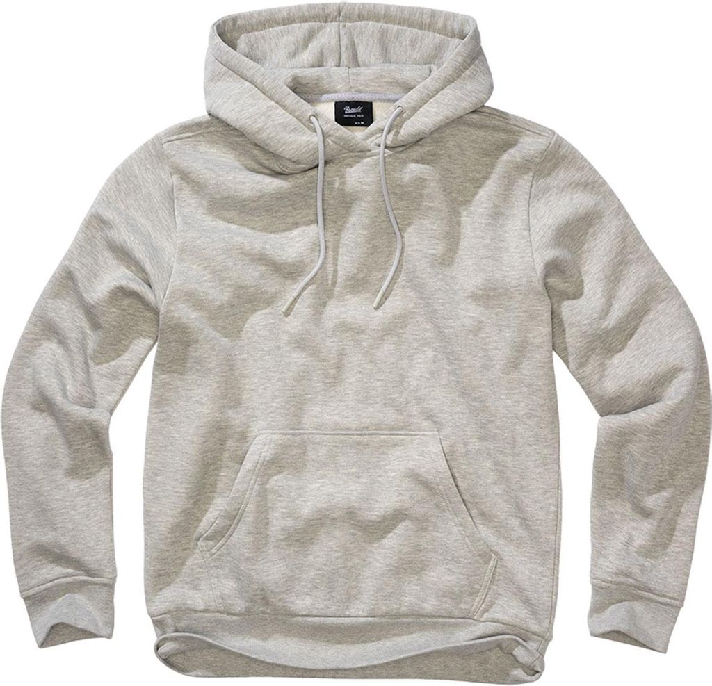Brandit Kapuzenpullover Herren Heavy Hoody Tom grau meliert 4XL