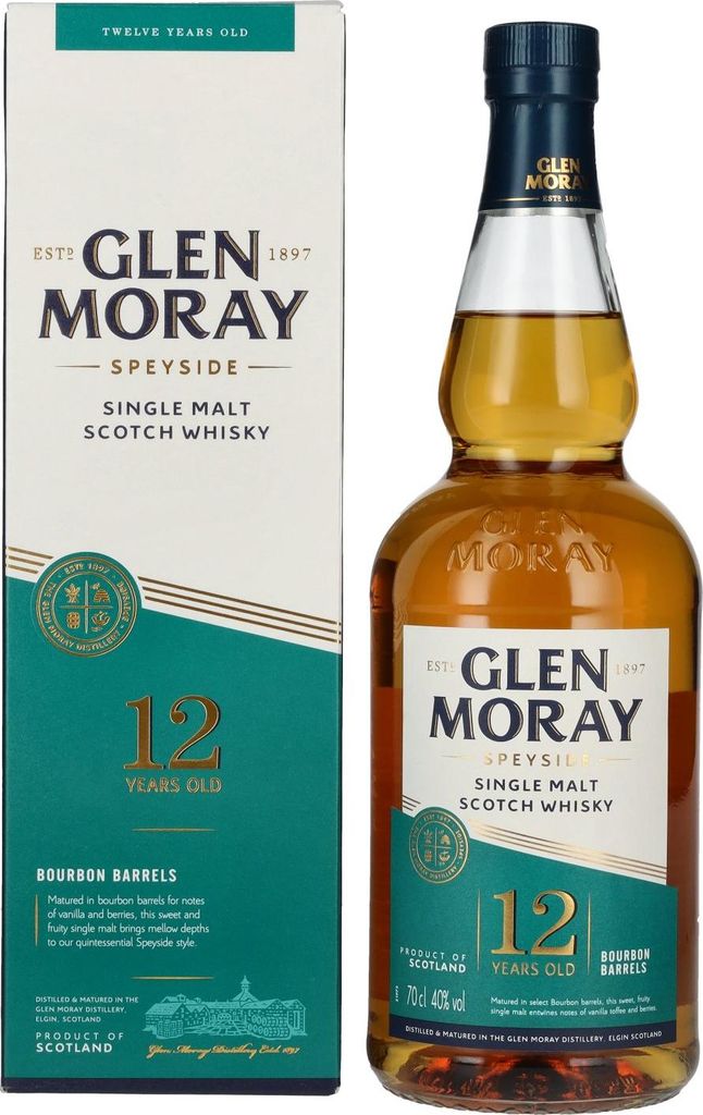 Glen Moray Single Malt 12 Jahre 700ml Produktbild 