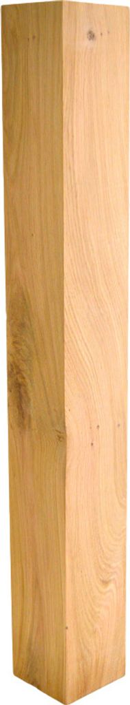 Hilwood Holzpfosten Eckpfosten Pfosten Zaunpfahl Kantholz Eiche 9 x 9 cm, 140 cm lang, 5er Set