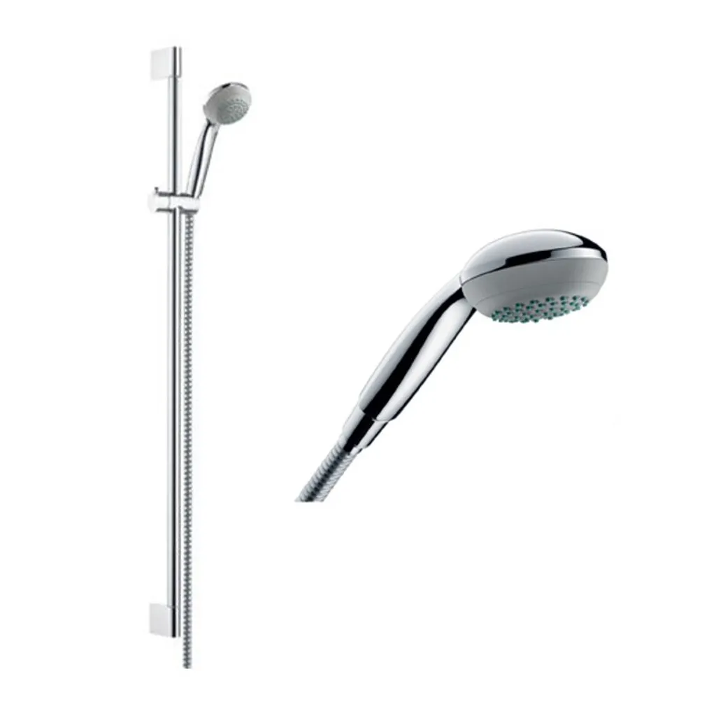 Set de douche ajustable Crometta 85 Vario chrome avec jet modulable - 9