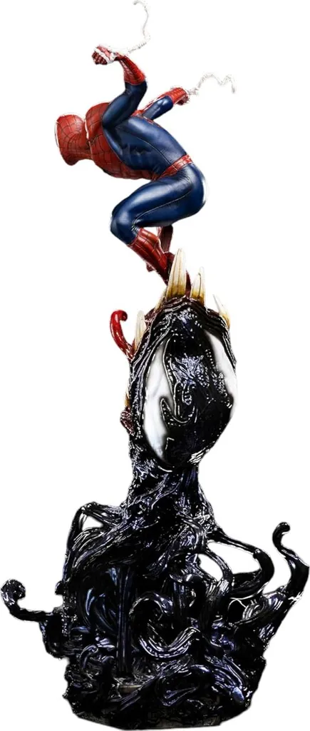 Diorama Spider-Man de collection en résine peinte à la main 1/10 - 25