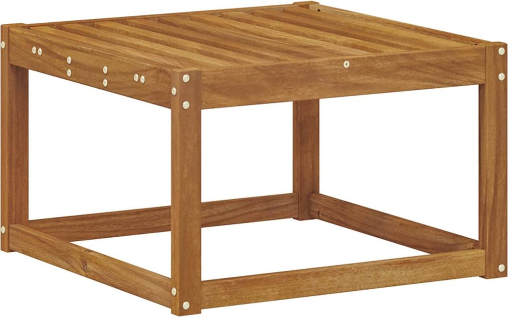 “2026 Modern“ Braun Outdoor-Sofagarnitur 7 pcs Natur Massivholz Akazie - Designermöbel 63936 - Gartensofas