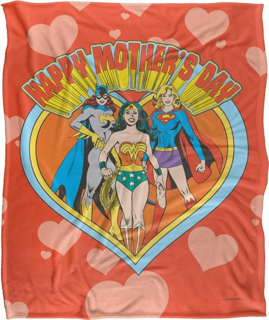 Cadeau Fête des Mères : Couverture Justice League TV19449 Idée Cocooning