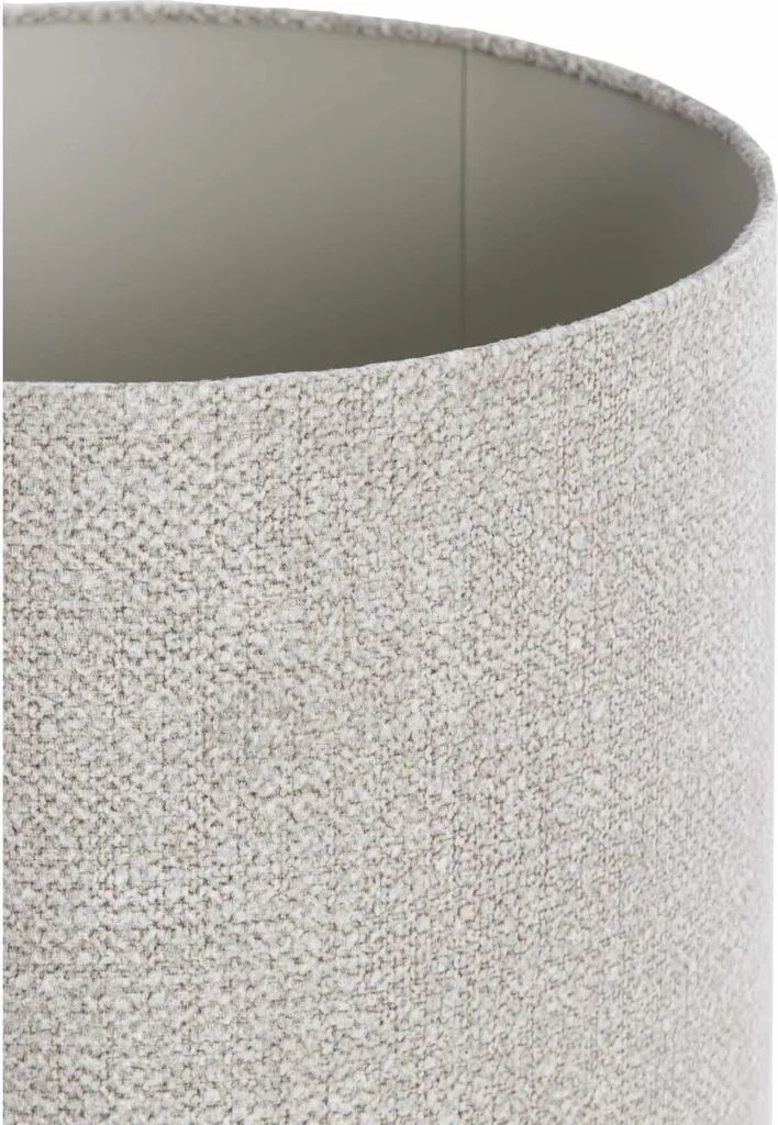 Abat-jour Brandy Beige 40x30 cm en textile de qualité pour culot E27
