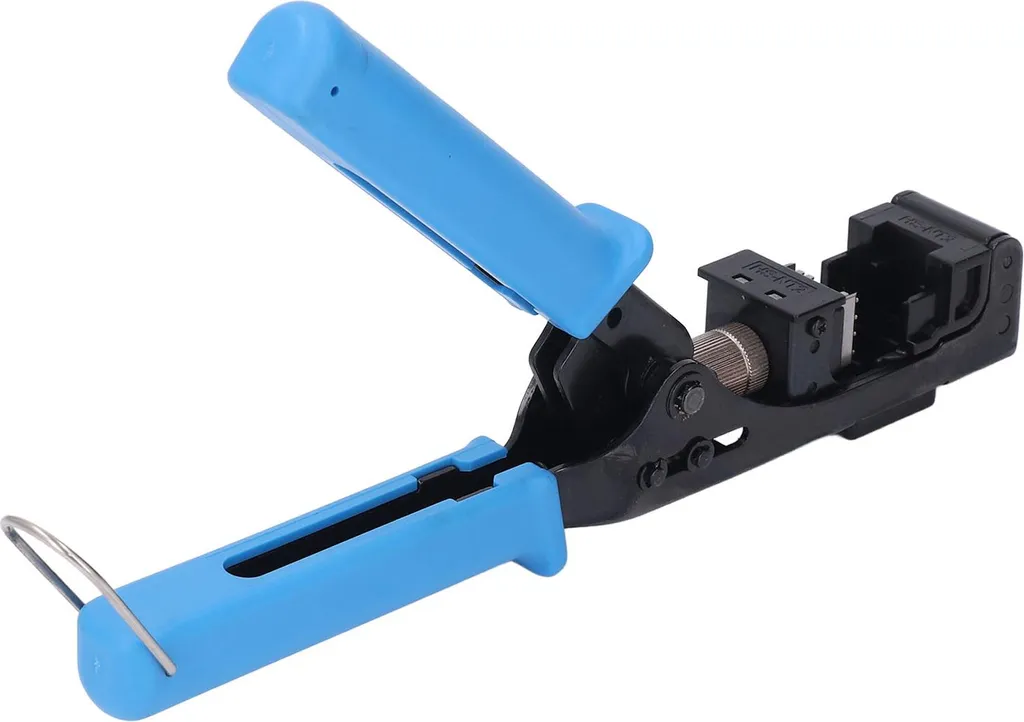 Outil RJ45 90 Degrés Haute Performance pour Modules Keystone CAT6 CAT5e - 4