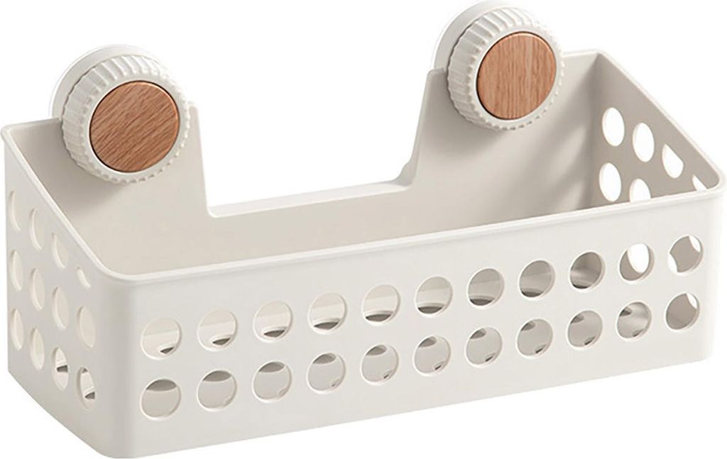 Saugnapf-Lagerregal Große Kapazität Starke Tragfähigkeit Einfache Installation Badezimmer-Duschablage Wasserdichter Organizer