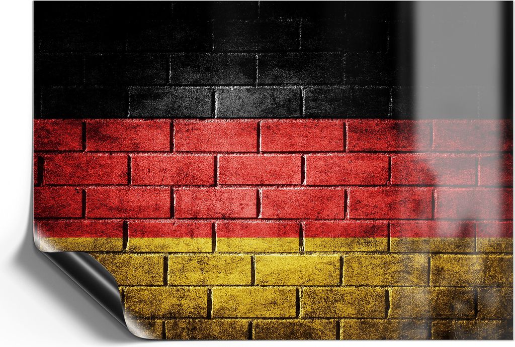DEQORI Magnetmatte Universal 59x42 cm (A2) 'Flagge der Einheit' Magnetfolie Kalender Planer