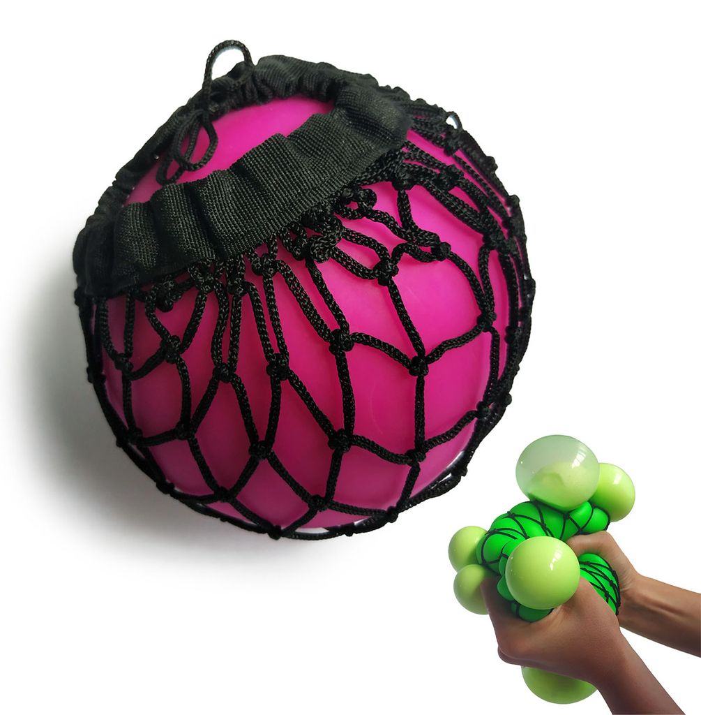 PODARI Mega MESH Ball XL Ø 14 cm Squeeze Fidget Antistressspielzeug 