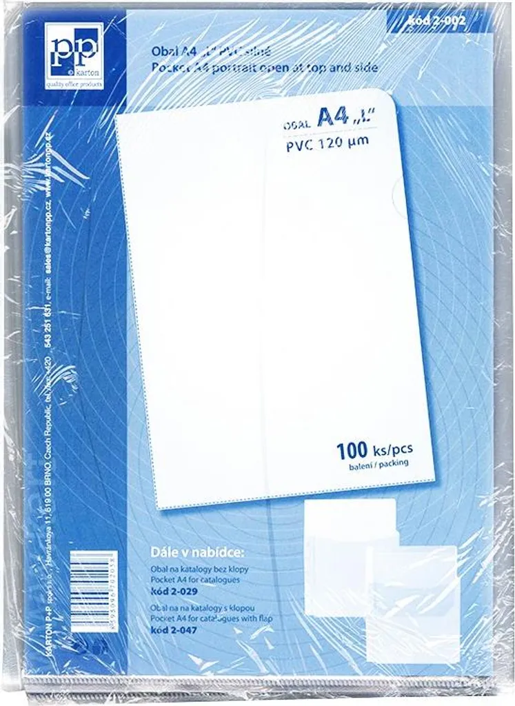 Protégez vos Documents A4 contre l'Usure avec la Housse PVC Lisse - 100 pcss