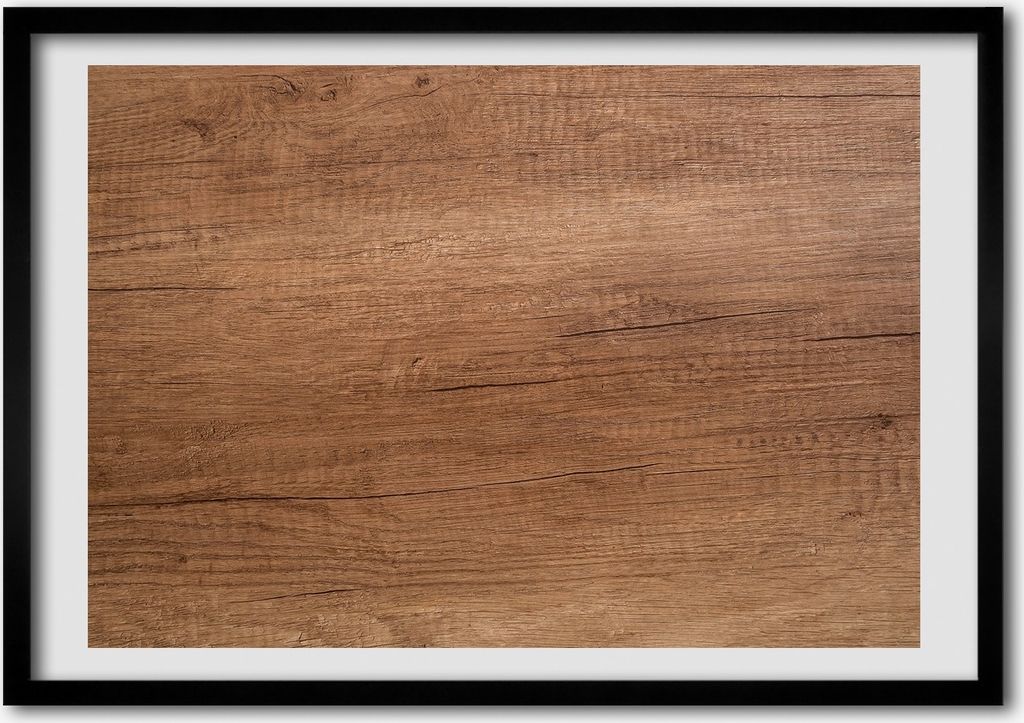 Bild - Bilderrahmen - 100 cm x 70 cm - MDF - Rahmen - Foto - Wandkunst Holzuntergrund