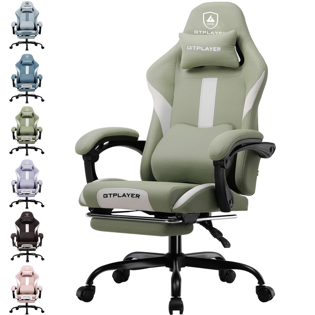 GTPLAYER Sedia da gioco Poltrona da gioco ergonomica Sedia Immagine del prodotto 