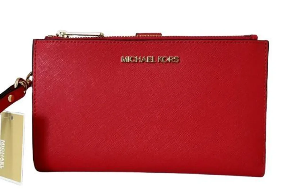 Portefeuille Rouge Michael Kors Idéal pour Organiser vos Cartes