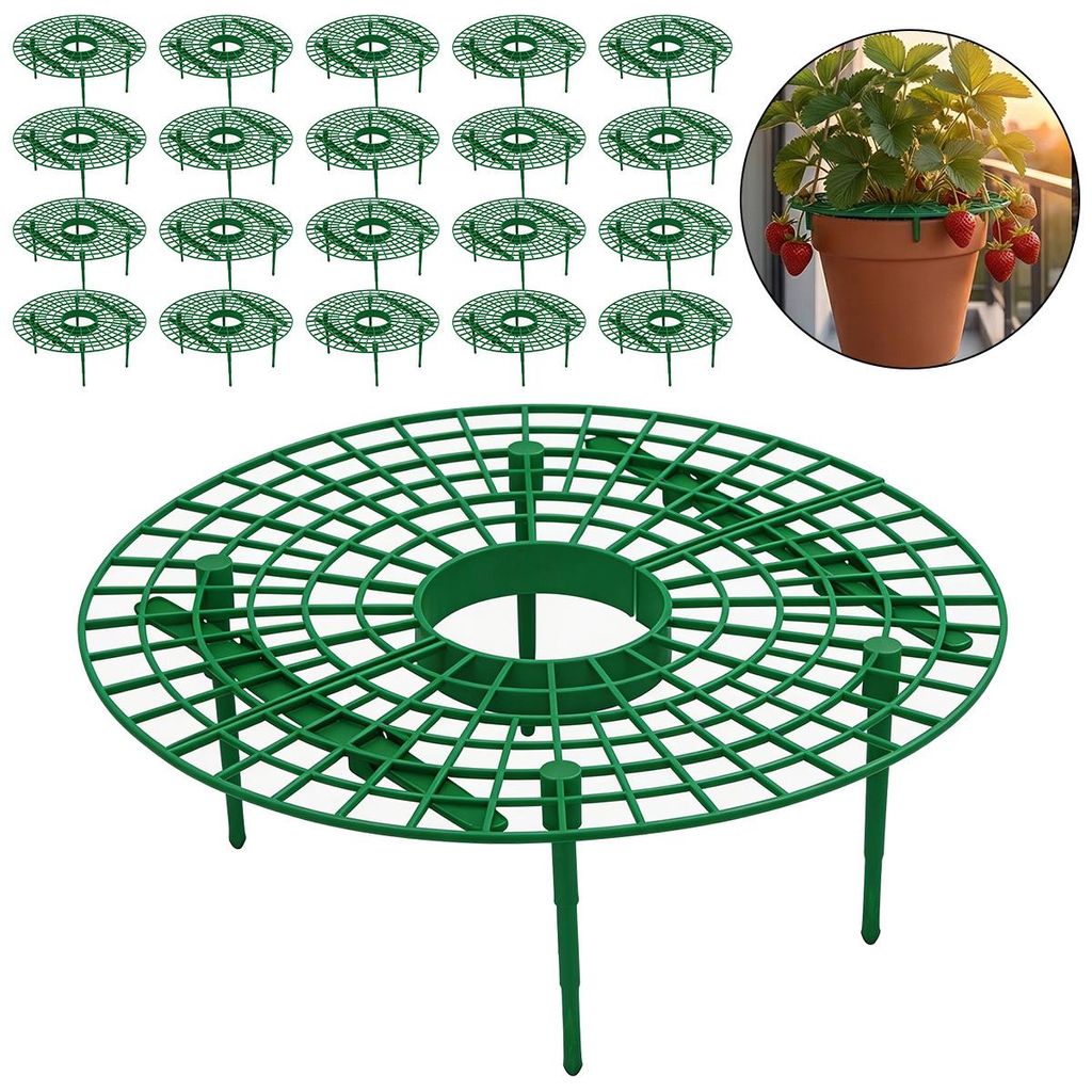 20 Stück Quadratisch Erdbeerreifer Gartenzubehör Produktbild 