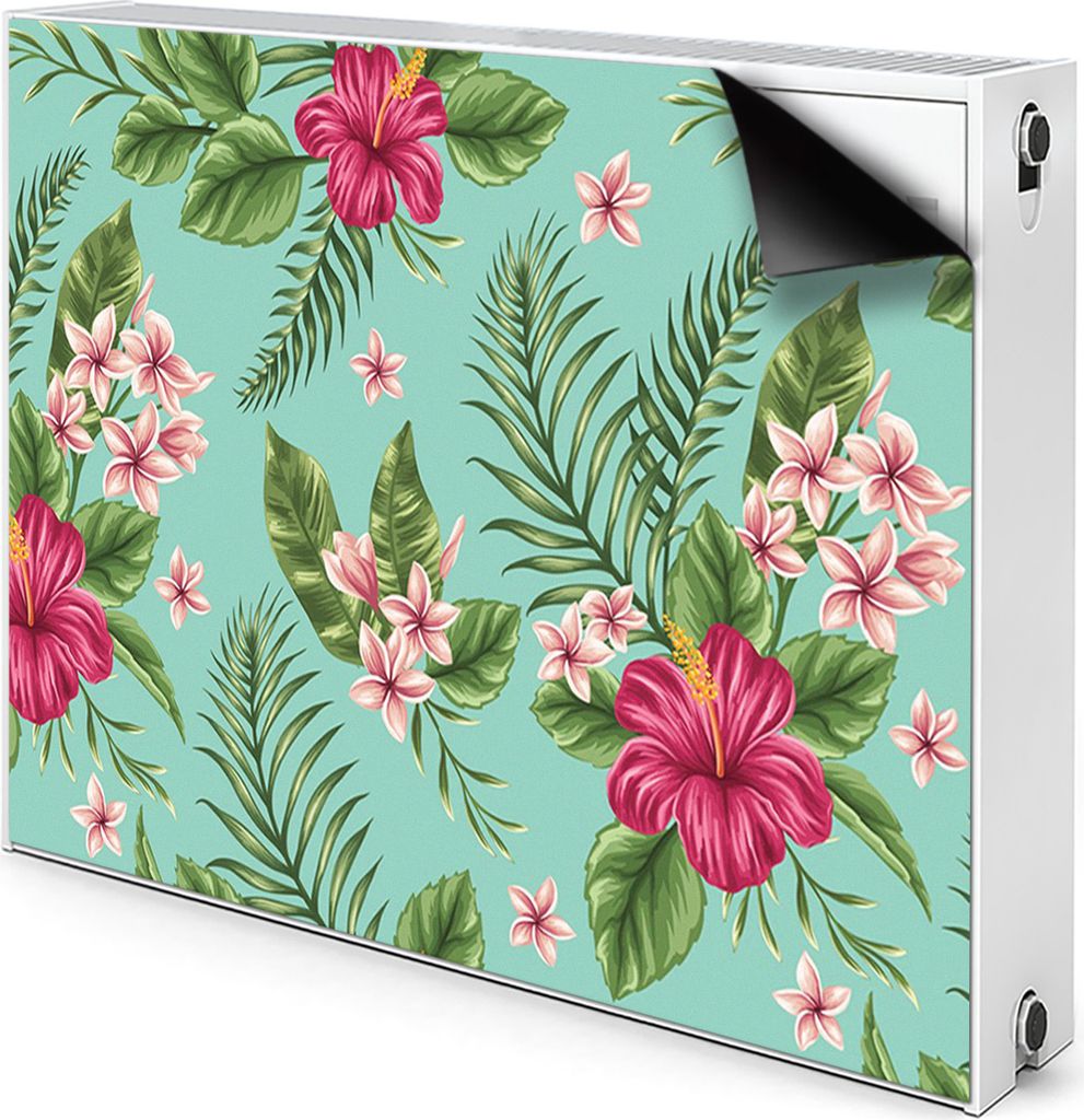 Magnet Heizkörper-Abdeckung Verkleidung Abdeckung Heizkörperabdeckung 100x60 cm - Blumen