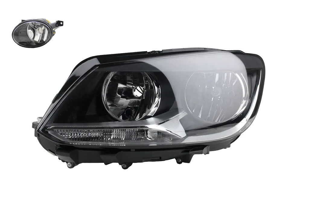 Proiettori Johns per VW Caddy 2K 2010-2013 | H7 H15 + Fog Light Sinistro